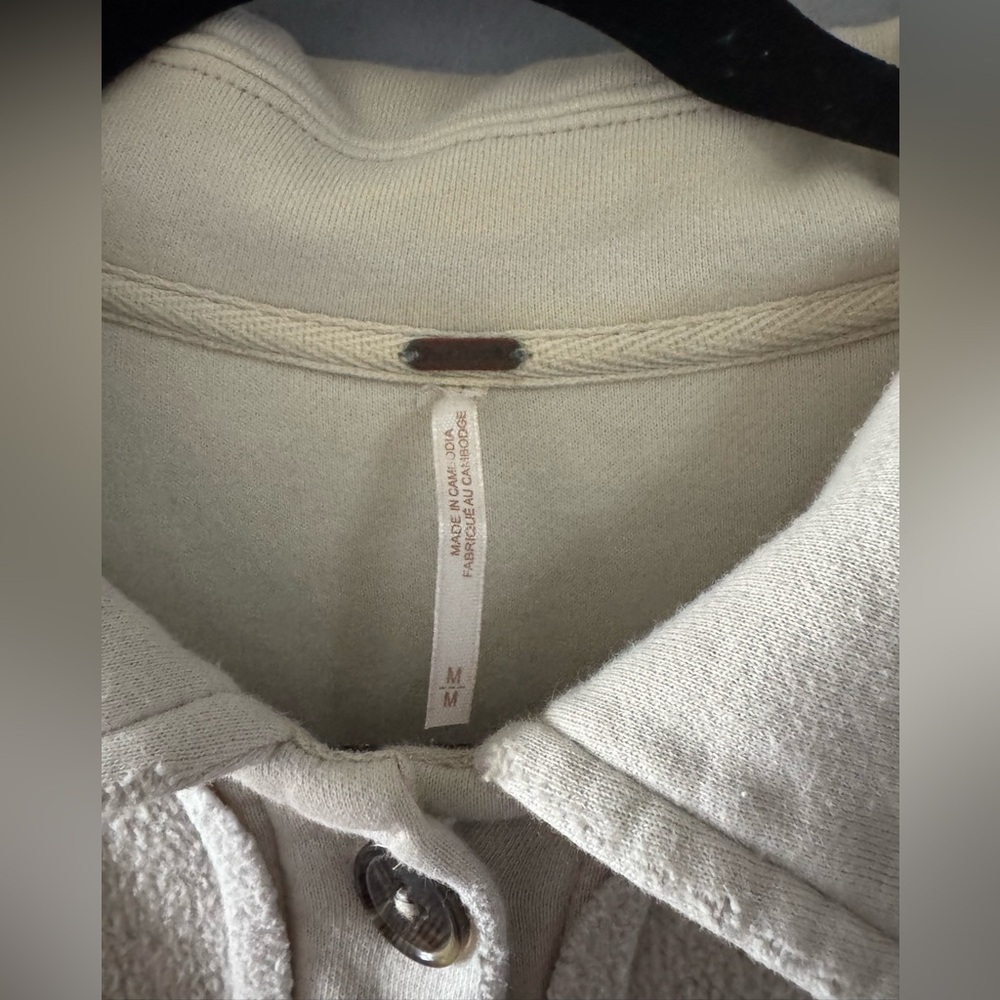 Free People Ruby Shacket- Stone - image 3